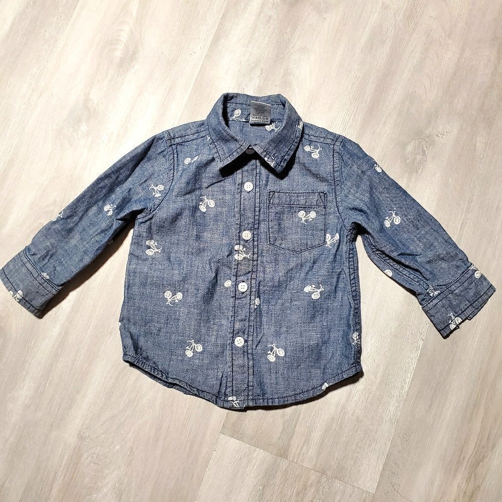 Gymboree baby button down shirt 12-18m